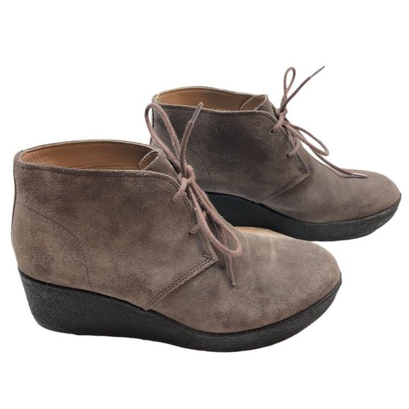 CLARK'S Originals Athie Terra  Dark Suede Ankle Boots- 8.5 - Picture 2 of 16